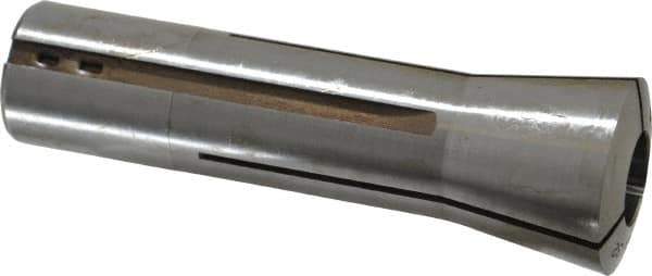 Lyndex - 19/32 Inch Steel R8 Collet - 7/16-20 Drawbar Thread, 0.0011 Inch TIR - Exact Tool & Supply