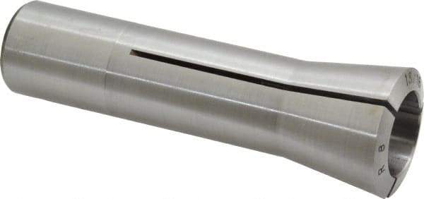 Lyndex - 13/16 Inch Steel R8 Collet - 7/16-20 Drawbar Thread, 0.0011 Inch TIR - Exact Tool & Supply
