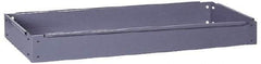 Edsal - 36" Long x 24" Wide x 3-1/2" High, Cart Extra Tray - Steel - Exact Tool & Supply