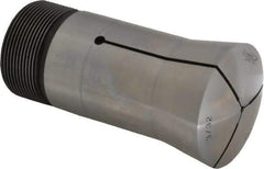 Lyndex - 3/32 Inch 16C Round Collet - 1-11/16 - 20 Internal Thread, M47.50 x 1.75 External Thread, 4.31 Inch Overall Length, 0.0007 Inch TIR - Exact Tool & Supply