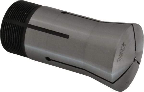Lyndex - 9/64 Inch 16C Round Collet - 1-11/16 - 20 Internal Thread, M47.50 x 1.75 External Thread, 4.31 Inch Overall Length, 0.0007 Inch TIR - Exact Tool & Supply