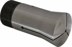 Lyndex - 11/64 Inch 16C Round Collet - 1-11/16 - 20 Internal Thread, M47.50 x 1.75 External Thread, 4.31 Inch Overall Length, 0.0007 Inch TIR - Exact Tool & Supply