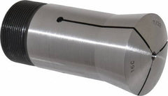 Lyndex - 7/32 Inch 16C Round Collet - 1-11/16 - 20 Internal Thread, M47.50 x 1.75 External Thread, 4.31 Inch Overall Length, 0.0007 Inch TIR - Exact Tool & Supply