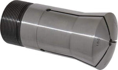Lyndex - 15/64 Inch 16C Round Collet - 1-11/16 - 20 Internal Thread, M47.50 x 1.75 External Thread, 4.31 Inch Overall Length, 0.0007 Inch TIR - Exact Tool & Supply