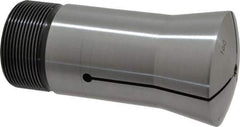 Lyndex - 1/4 Inch 16C Round Collet - 1-11/16 - 20 Internal Thread, M47.50 x 1.75 External Thread, 4.31 Inch Overall Length, 0.0007 Inch TIR - Exact Tool & Supply