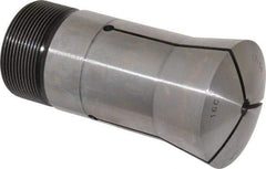 Lyndex - 17/64 Inch 16C Round Collet - 1-11/16 - 20 Internal Thread, M47.50 x 1.75 External Thread, 4.31 Inch Overall Length, 0.0007 Inch TIR - Exact Tool & Supply