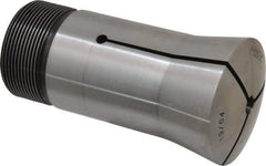 Lyndex - 19/64 Inch 16C Round Collet - 1-11/16 - 20 Internal Thread, M47.50 x 1.75 External Thread, 4.31 Inch Overall Length, 0.0007 Inch TIR - Exact Tool & Supply