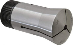 Lyndex - 5/16 Inch 16C Round Collet - 1-11/16 - 20 Internal Thread, M47.50 x 1.75 External Thread, 4.31 Inch Overall Length, 0.0007 Inch TIR - Exact Tool & Supply