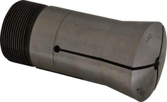 Lyndex - 21/64 Inch 16C Round Collet - 1-11/16 - 20 Internal Thread, M47.50 x 1.75 External Thread, 4.31 Inch Overall Length, 0.0007 Inch TIR - Exact Tool & Supply