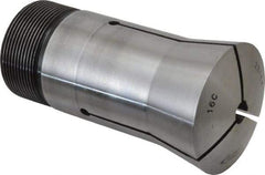 Lyndex - 23/64 Inch 16C Round Collet - 1-11/16 - 20 Internal Thread, M47.50 x 1.75 External Thread, 4.31 Inch Overall Length, 0.0007 Inch TIR - Exact Tool & Supply