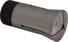 Lyndex - 25/64 Inch 16C Round Collet - 1-11/16 - 20 Internal Thread, M47.50 x 1.75 External Thread, 4.31 Inch Overall Length, 0.0007 Inch TIR - Exact Tool & Supply