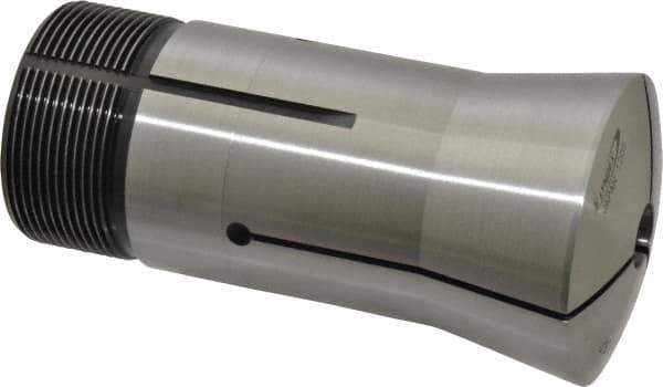 Lyndex - 15/32 Inch 16C Round Collet - 1-11/16 - 20 Internal Thread, M47.50 x 1.75 External Thread, 4.31 Inch Overall Length, 0.0011 Inch TIR - Exact Tool & Supply