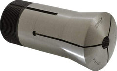 Lyndex - 31/64 Inch 16C Round Collet - 1-11/16 - 20 Internal Thread, M47.50 x 1.75 External Thread, 4.31 Inch Overall Length, 0.0011 Inch TIR - Exact Tool & Supply