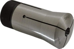 Lyndex - 35/64 Inch 16C Round Collet - 1-11/16 - 20 Internal Thread, M47.50 x 1.75 External Thread, 4.31 Inch Overall Length, 0.0011 Inch TIR - Exact Tool & Supply