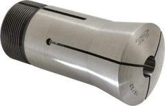 Lyndex - 19/32 Inch 16C Round Collet - 1-11/16 - 20 Internal Thread, M47.50 x 1.75 External Thread, 4.31 Inch Overall Length, 0.0011 Inch TIR - Exact Tool & Supply