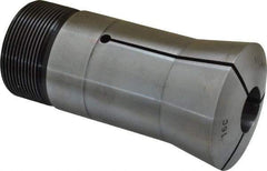 Lyndex - 51/64 Inch 16C Round Collet - 1-11/16 - 20 Internal Thread, M47.50 x 1.75 External Thread, 4.31 Inch Overall Length, 0.0011 Inch TIR - Exact Tool & Supply