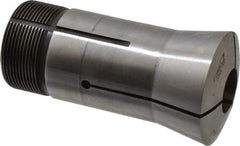 Lyndex - 55/64 Inch 16C Round Collet - 1-11/16 - 20 Internal Thread, M47.50 x 1.75 External Thread, 4.31 Inch Overall Length, 0.0011 Inch TIR - Exact Tool & Supply
