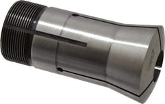 Lyndex - 57/64 Inch 16C Round Collet - 1-11/16 - 20 Internal Thread, M47.50 x 1.75 External Thread, 4.31 Inch Overall Length, 0.0011 Inch TIR - Exact Tool & Supply
