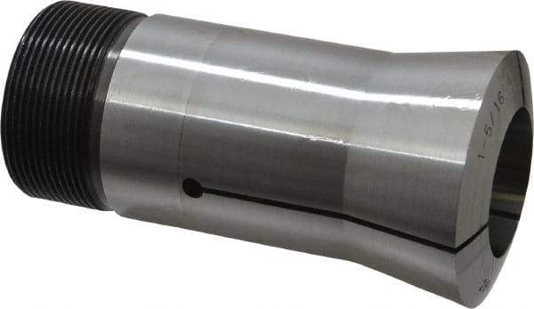 Lyndex - 1-5/16 Inch 16C Round Collet - 1-11/16 - 20 Internal Thread, M47.50 x 1.75 External Thread, 4.31 Inch Overall Length, 0.0011 TIR - Exact Tool & Supply
