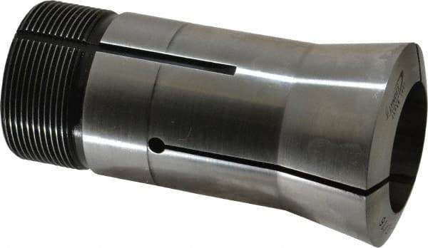 Lyndex - 1-7/16 Inch 16C Round Collet - 1-11/16 - 20 Internal Thread, M47.50 x 1.75 External Thread, 4.31 Inch Overall Length, 0.0011 TIR - Exact Tool & Supply
