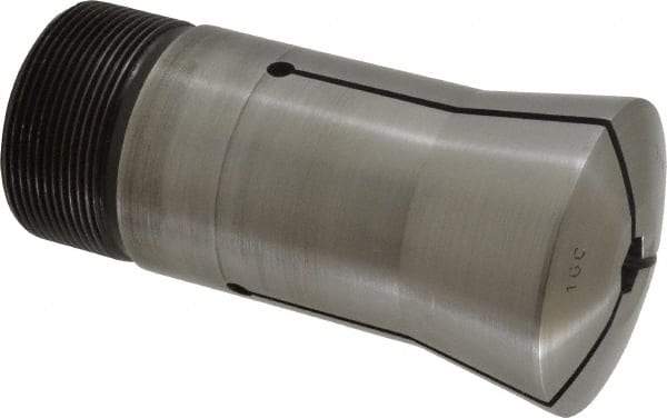 Lyndex - 3/8 Inch 16C Hex Collet - 1-11/16 - 20 Internal Thread, M47.50 x 1.75 External Thread, 4.31 Inch Overall Length, 0.0007 TIR - Exact Tool & Supply