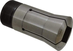 Lyndex - 1 Inch 16C Square Collet - 1-11/16 - 20 Internal Thread, M47.50 x 1.75 External Thread, 4.31 Inch Overall Length, 0.0011 TIR - Exact Tool & Supply