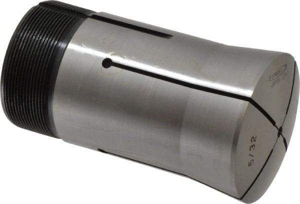 Lyndex - 5/32 Inch Round 3J Collet - 3-3/4 Inch Overall Length, 1.988-20 Inch External Thread - Exact Tool & Supply