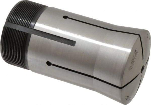 Lyndex - 7/32 Inch Round 3J Collet - 3-3/4 Inch Overall Length, 1.988-20 Inch External Thread - Exact Tool & Supply