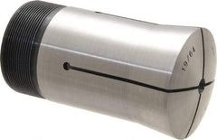 Lyndex - 19/64 Inch Round 3J Collet - 3-3/4 Inch Overall Length, 1.988-20 Inch External Thread - Exact Tool & Supply