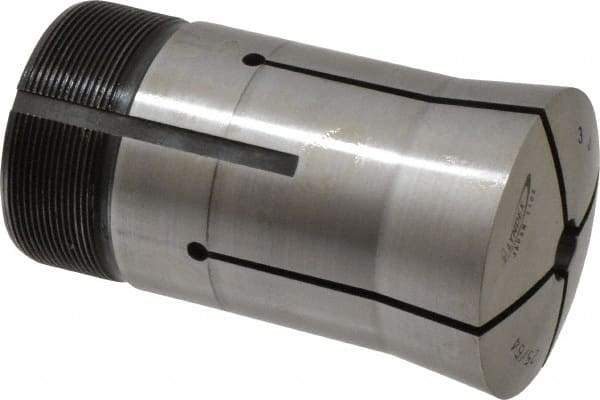 Lyndex - 25/64 Inch Round 3J Collet - 3-3/4 Inch Overall Length, 1.988-20 Inch External Thread - Exact Tool & Supply