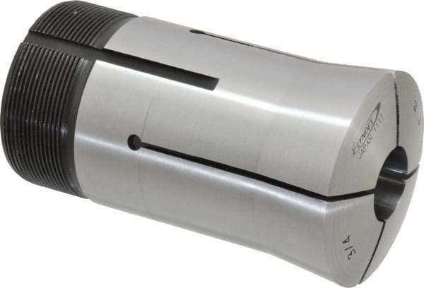Lyndex - 3/4 Inch Round 3J Collet - 3-3/4 Inch Overall Length, 1.988-20 Inch External Thread - Exact Tool & Supply