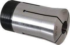 Lyndex - 25/32 Inch Round 3J Collet - 3-3/4 Inch Overall Length, 1.988-20 Inch External Thread - Exact Tool & Supply