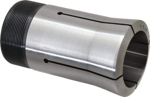 Lyndex - 1-5/8 Inch Round 3J Collet - 3-3/4 Inch Overall Length, 1.988-20 Inch External Thread - Exact Tool & Supply