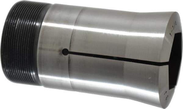 Lyndex - 1-1/4 Inch Hex 3J Collet - 3-3/4 Inch Overall Length, 1.988-20 Inch External Thread - Exact Tool & Supply