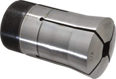 Lyndex - 1/2 Inch Square 3J Collet - 3-3/4 Inch Overall Length, 1.988-20 Inch External Thread - Exact Tool & Supply