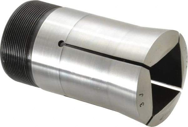 Lyndex - 1-1/4 Inch Square 3J Collet - 3-3/4 Inch Overall Length, 1.988-20 Inch External Thread - Exact Tool & Supply