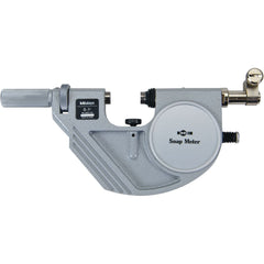 Mitutoyo - Mechanical Outside Micrometers; Minimum Measurement (Inch): 0 ; Minimum Measurement (Decimal Inch): 0 ; Maximum Measurement (Inch): 1 ; Features: Works with vaious types of indicators and linear gages ; Thimble Type: Snap Level ; Measuring Fac - Exact Tool & Supply