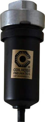 Coilhose Pneumatics - Filter Mechanical Drain with Metal Bowl - 5-3/4" High x 2-1/8" Wide, For Use with Compressor Tanks, Filters, Drop Legs, Coolers & Dryers - Exact Tool & Supply