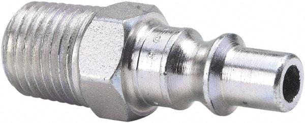 Coilhose Pneumatics - 3/4 Male NPT Industrial Pneumatic Hose Connector - Plated Steel, 3/4" Body Diam - Exact Tool & Supply