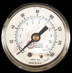 Coilhose Pneumatics - FRL Heavy-Duty Pressure Gage - Use with F/R/L - Exact Tool & Supply