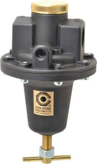 Coilhose Pneumatics - 3/4 NPT Port, 160 CFM, Cast Aluminum Heavy-Duty T-Handle Regulator - 0 to 125 psi Range, 250 Max psi Supply Pressure, 1/4" Gauge Port Thread, 5" Wide x 8-1/2" High - Exact Tool & Supply