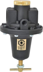 Coilhose Pneumatics - 1 NPT Port, 160 CFM, Cast Aluminum Heavy-Duty T-Handle Regulator - 0 to 125 psi Range, 250 Max psi Supply Pressure, 1/4" Gauge Port Thread, 5" Wide x 8-1/2" High - Exact Tool & Supply