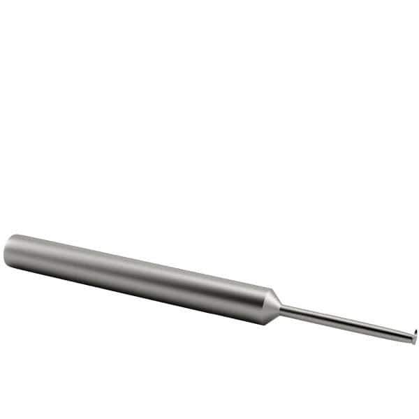 Scientific Cutting Tools - 24 to 56 TPI, Internal/External Single Profile Thread Mill - #10" Noml Diam, 0.138" Cut Diam, 3/16" Shank Diam, 3 Flute, 0.075" Neck Diam, 0.6" Neck Length, 2" OAL, Bright Finish - Exact Tool & Supply