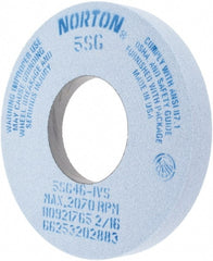 Norton - 12" Diam x 5" Hole x 1-1/2" Thick, I Hardness, 46 Grit Surface Grinding Wheel - Exact Tool & Supply