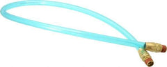 Coilhose Pneumatics - 3/8" ID 3' Long Lead-In Whip Hose - MNPT Swivel x MNPT Swivel Ends, 140 Working psi, -20 to 165°F, 3/8" Fitting, - Exact Tool & Supply