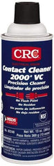 CRC - 13 Ounce Aerosol Contact Cleaner - 30,800 Volt Dielectric Strength, Nonflammable, Food Grade, Plastic Safe - Exact Tool & Supply
