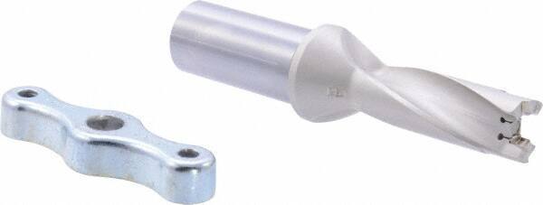Iscar - 0.787 to 0.823" Diam, 3xD, 2.36" Max Depth, 1" Shank Diam, Replaceable Tip Drill - 20 Seat Size, DCM Toolholder, Series ChamDrill - Exact Tool & Supply