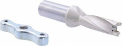 Iscar - 0.787 to 0.823" Diam, 3xD, 2.36" Max Depth, 1" Shank Diam, Replaceable Tip Drill - 20 Seat Size, DCM Toolholder, Series ChamDrill - Exact Tool & Supply