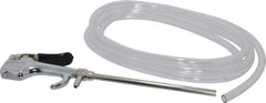 Coilhose Pneumatics - Safety Extension Tube w/Siphon Spray Thumb Lever Blow Gun with 8' Siphon Tube - 1/4 NPT - Exact Tool & Supply