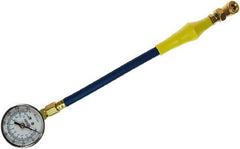 Coilhose Pneumatics - 0 to 60 psi Dial Ball Tire Pressure Gauge - 7' Hose Length - Exact Tool & Supply